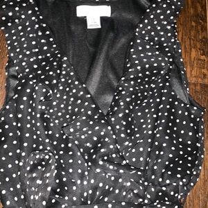 Motherhood Maturnity Small polka dot dress.